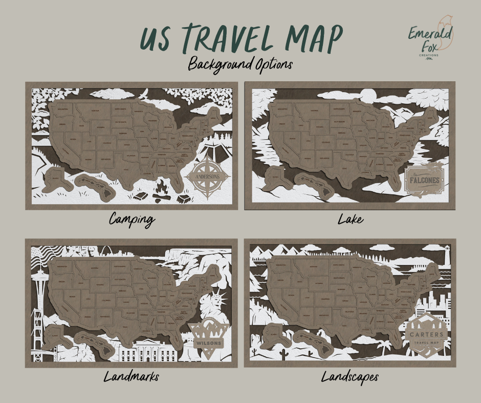 United States Interactive Travel Map
