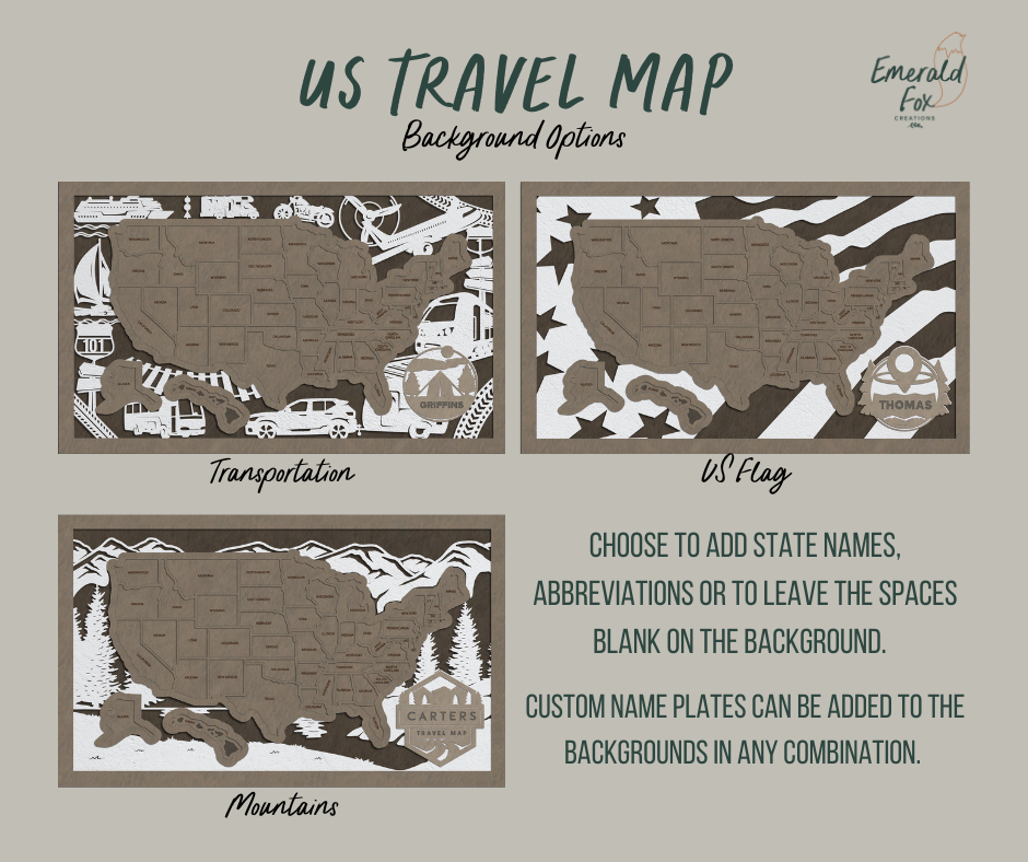 United States Interactive Travel Map