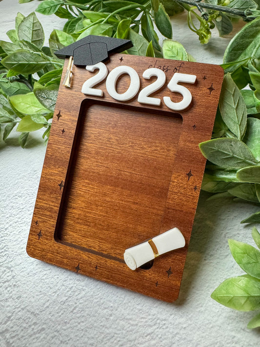 Class of 2025 Graduation Photo Frame Magnet