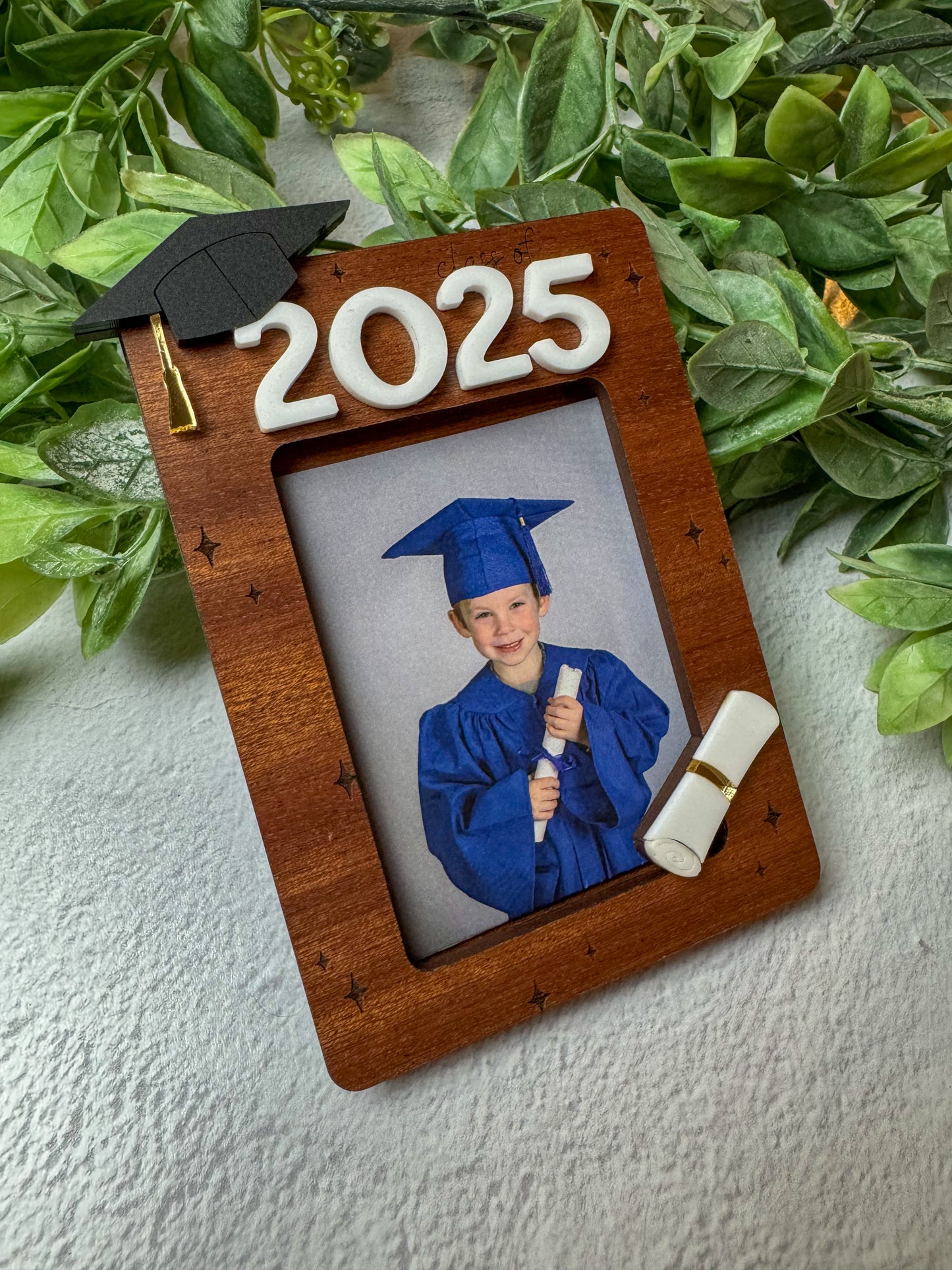 Class of 2025 Graduation Photo Frame Magnet