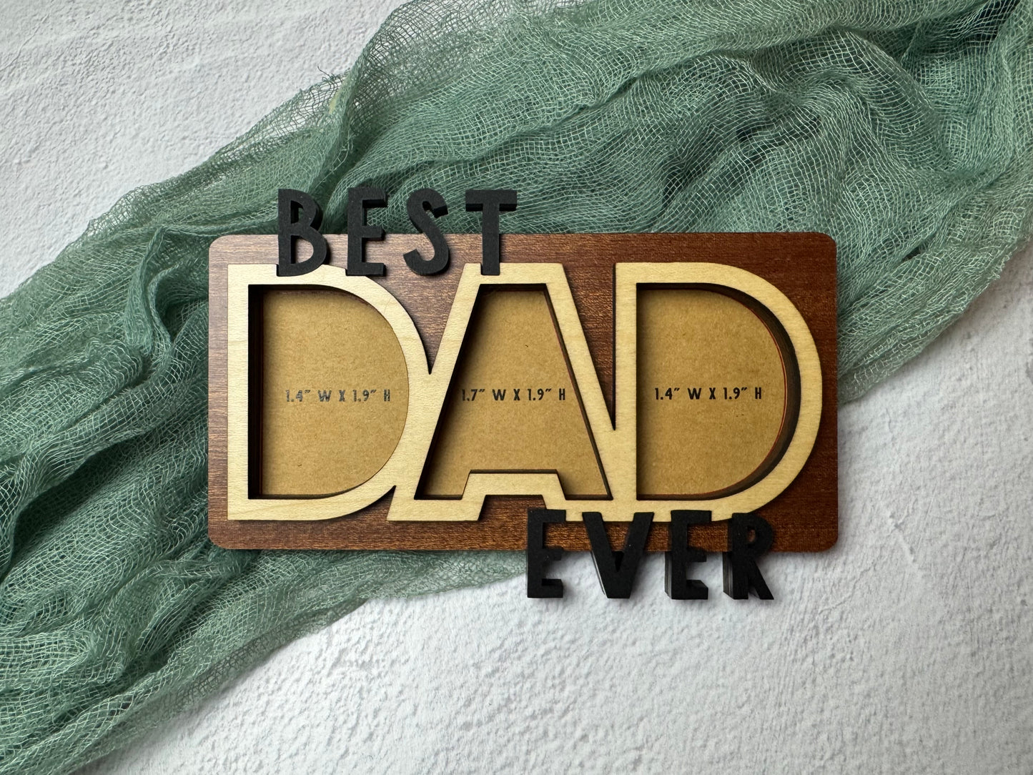 Father's Day DAD Photo Frame Magnet