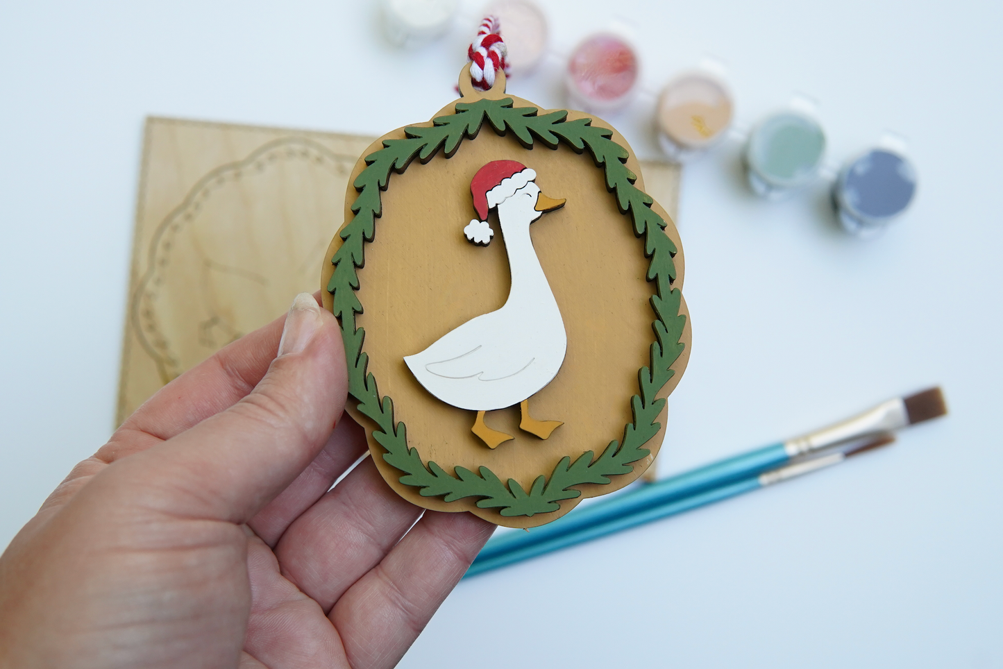 Paint Your Own Pop-Out Ornament Kit
