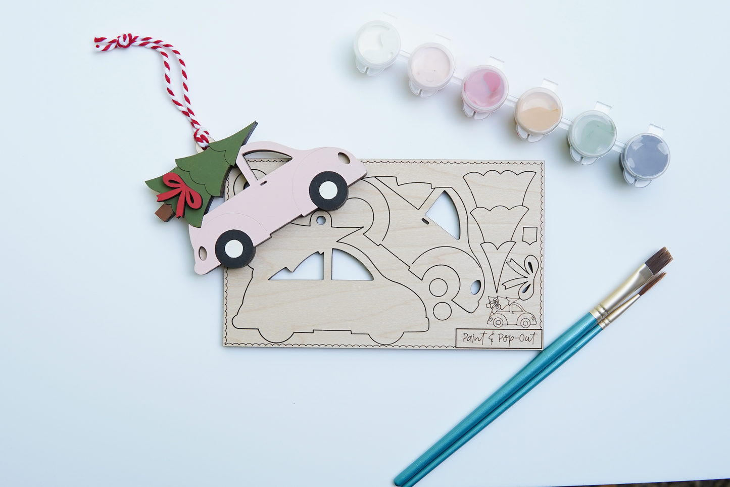 Paint Your Own Pop-Out Ornament Kit