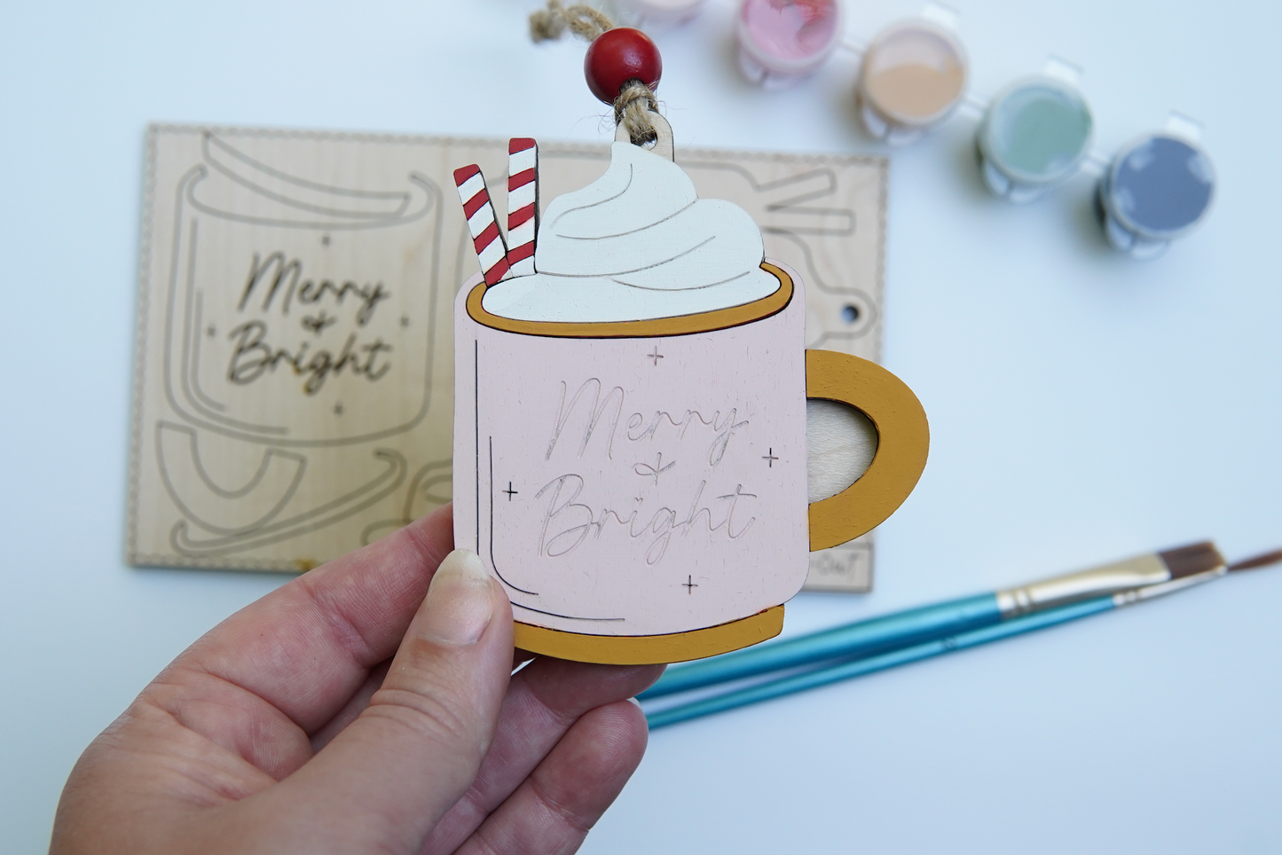 Paint Your Own Pop-Out Ornament Kit