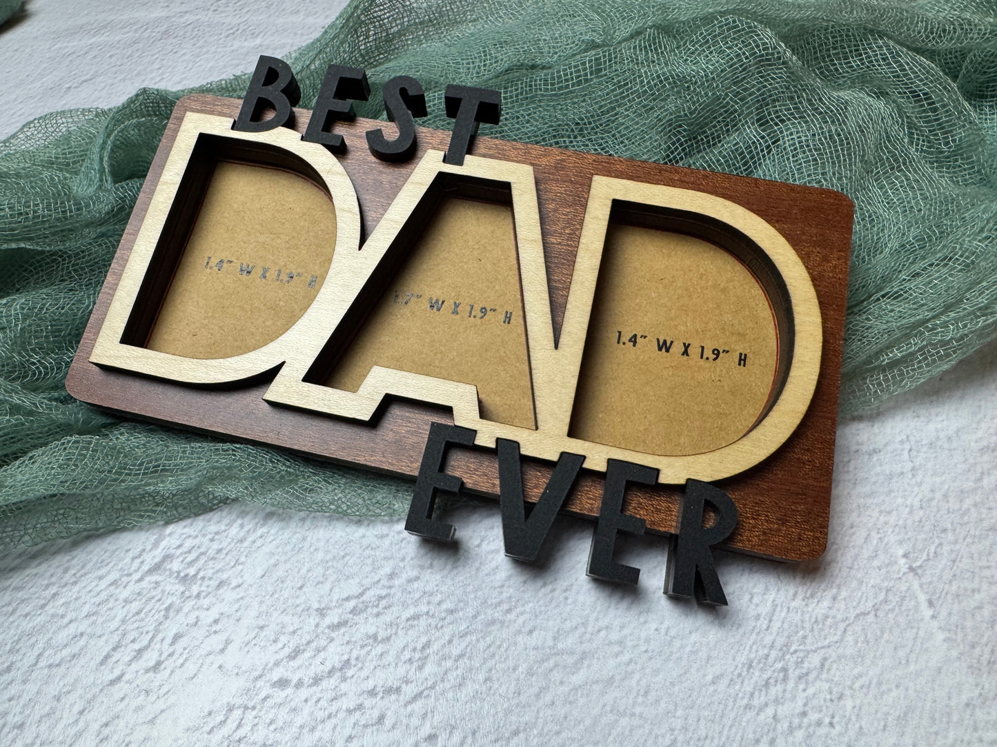 Father's Day DAD Photo Frame Magnet
